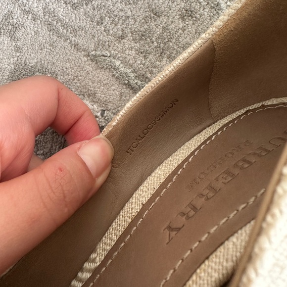 Burberry Cloth Wedges 38 - Picture 4 of 9